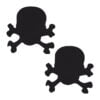 Pinch - Nipple Sticker Skull - Zwart 1 Pinch - Nipple Sticker Skull - Zwart