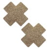 Pinch Nipple Sticker Sparkle Cross Tepel Plakker Kruis goud tepelsticker 987101448 1
