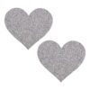 Pinch - Nipple Sticker Sparkle Heart - Zilver 1 Pinch - Nipple Sticker Sparkle Heart - Zilver