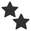 Pinch - Nipple Sticker Sparkle Star - Zwart