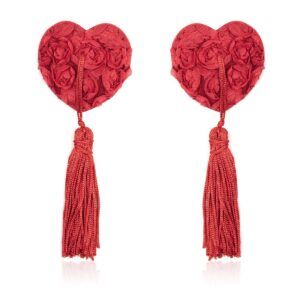 Pinch Tepelklemmen Burlesque Heart Red Tepelkwastjes Hart Rood 987101319 1