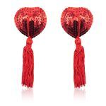 Pinch Tepelklemmen Burlesque Shining Heart Red Tepelkwastjes Hart Rood 987101309 2