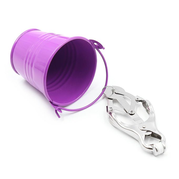 Pinch Tepelklemmen Cloverclamps met emmertje paars 987101367 3