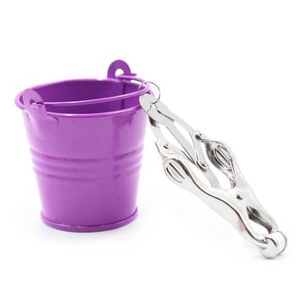 Pinch Tepelklemmen Cloverclamps met emmertje paars 987101367 4