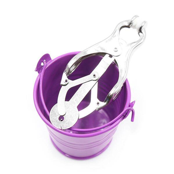 Pinch Tepelklemmen Cloverclamps met emmertje paars 987101367 7
