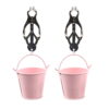 Pinch Tepelklemmen Cloverclamps met emmertje roze 987101366