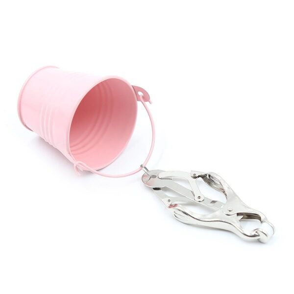 Pinch Tepelklemmen Cloverclamps met emmertje roze 987101366 3