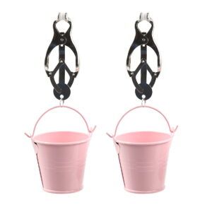 Pinch Tepelklemmen Cloverclamps met emmertje roze 987101366