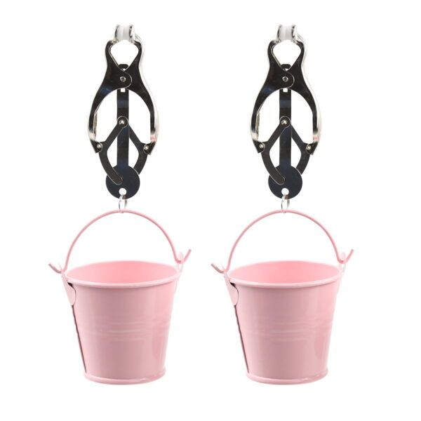 Pinch Tepelklemmen Cloverclamps met emmertje roze 987101366