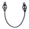 Pinch Tepelklemmen   Pinces de M. Noir   Clover Clamps   Zwart met ketting