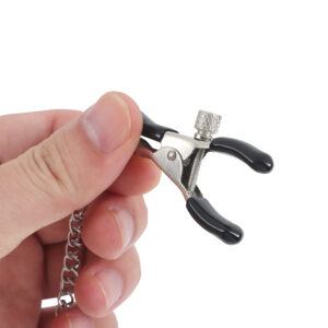 Pinch Tepelklemmen   Pinces de i.   verstelbaar met ketting   Metaal   schroefjes (1)