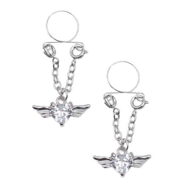 Pinch indiscrets nip Jewel tepelhanger Doorzichtig hart met vleugels 987101523 Pinch indiscrets nip Jewel tepelhanger Doorzichtig hart met vleugels 987101523