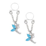 Pinch indiscrets nip Jewel tepelhanger Fee met blauwe vleugels 987101533