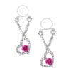 Pinch indiscrets nip Jewel tepelhanger Hart met paarse roos 987101525 Pinch indiscrets nip Jewel tepelhanger Hart met paarse roos 987101525