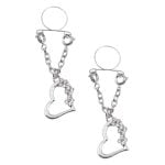 Pinch indiscrets nip Jewel tepelhanger Hart met steentjes doorzichtig 987101530 1