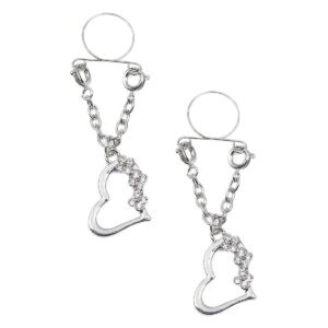 Pinch indiscrets nip Jewel tepelhanger Hart met steentjes doorzichtig 987101530 1