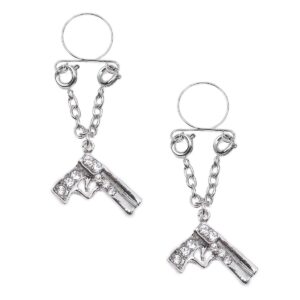 Pinch indiscrets nip Jewel tepelhanger Pistool met stenen 987101532