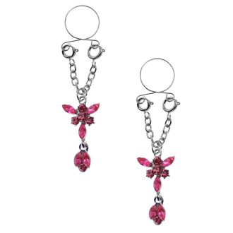 Pinch indiscrets nip Jewel tepelhanger Roze fantasiebloem 987101526