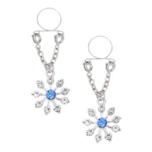 Pinch indiscrets nip Jewel tepelhanger Ster blauw met doorzichtige steentjes 987101522