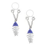 Pinch indiscrets nip Jewel tepelhanger Vissengraat blauwe kop 987101531