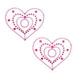 Pinch indiscrets open nip sticker tepelsticker Hart roze 987101549