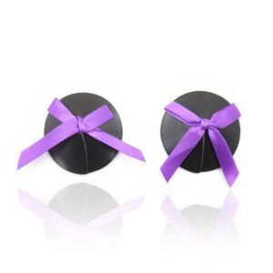 Pinch - tepelplakker strik paars - tepelversiering