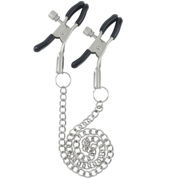 Tepelklemmen   Pinces de i.   verstelbaar met ketting   Metaal   schroefjes