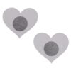 Pinch - Nipple Sticker Dotted Heart -Paars