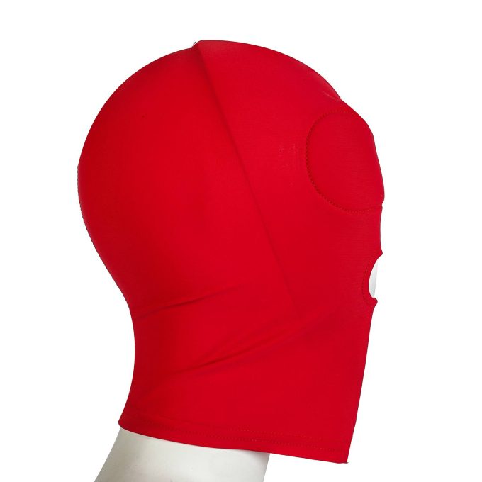 banoch red stretch bondage hood hole 987101304 3