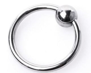 stalen glansring met bal afbeelding 4