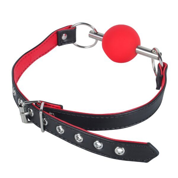 Banoch   Ball gag Red Luxe   Siliconen   Rood (2)