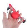 Banoch   Ball gag Red Luxe   Siliconen   Rood in hand