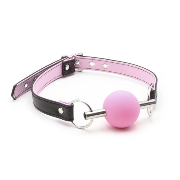 Banoch Ballgag Pink Luxe Siliconen Roze 987101639 2