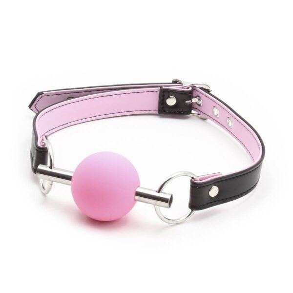 Banoch Ballgag Pink Luxe Siliconen Roze 987101639 3