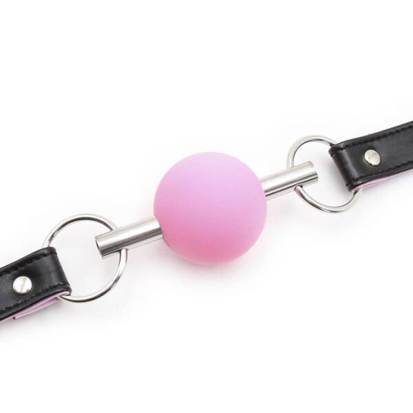 Banoch Ballgag Pink Luxe Siliconen Roze 987101639 5