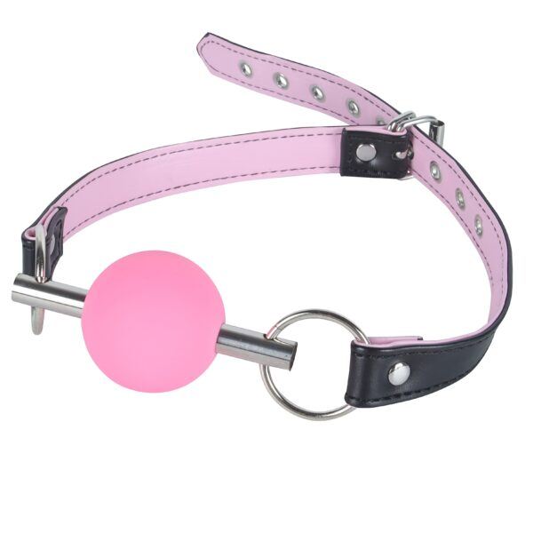 Banoch   Ballgag Pink Luxe   Siliconen   Roze   bondage (1)