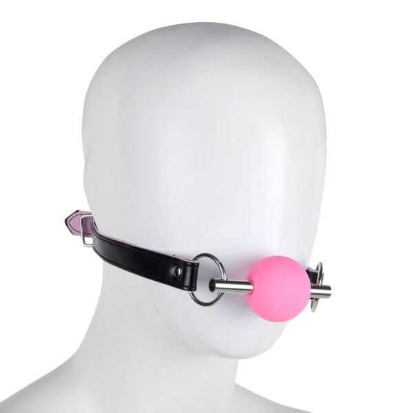 Banoch   Ballgag Pink Luxe   Siliconen   Roze   op pop