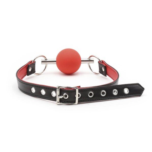 Banoch Ballgag Red Luxe Siliconen Rood 987101638 4