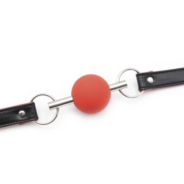 Banoch Ballgag Red Luxe Siliconen Rood 987101638 5