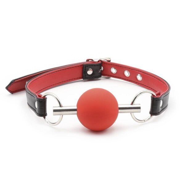 Banoch Ballgag Red Luxe Siliconen Rood 987101638