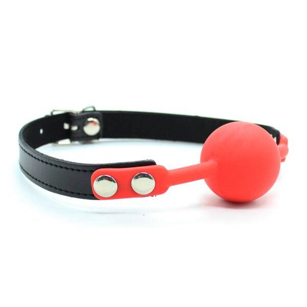 Banoch Ballgag siliconen met verstelbare band Rood Bal ∅ 4 cm 987101583 3