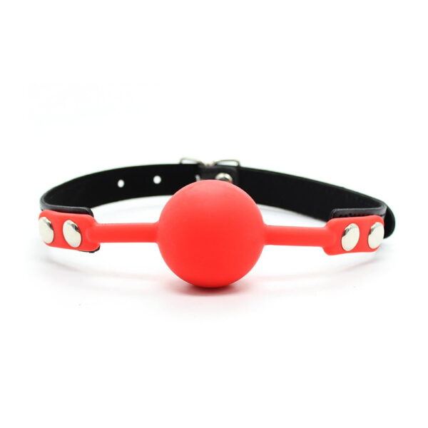 Banoch Ballgag siliconen met verstelbare band Rood Bal ∅ 4 cm 987101583 4