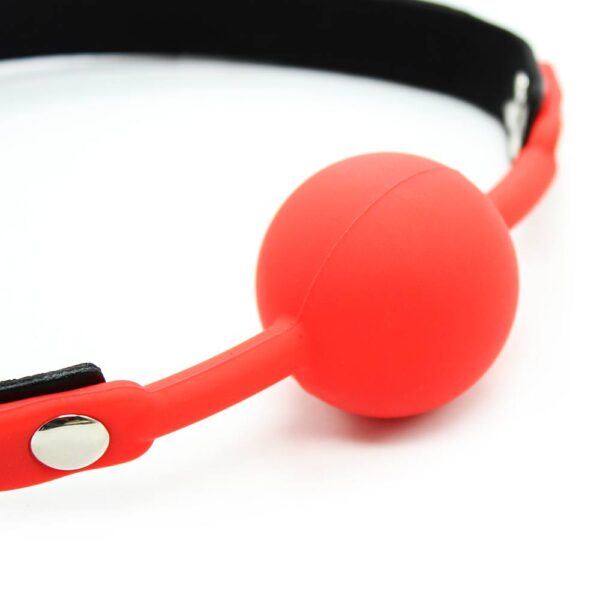 Banoch Ballgag siliconen met verstelbare band Rood Bal ∅ 4 cm 987101583 5