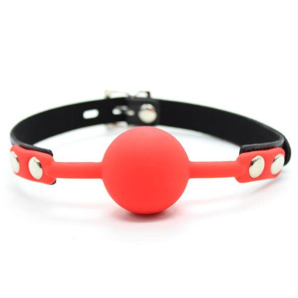 Banoch Ballgag siliconen met verstelbare band Rood Bal ∅ 4 cm 987101583