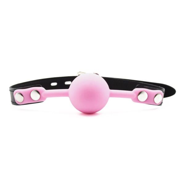 Banoch Ballgag siliconen met verstelbare band Roze Bal ∅ 4 cm 987101584 3
