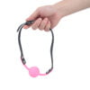 Banoch   Ballgag siliconen met verstelbare band   Roze   Bal ∅ 4 cm   bondage hangend in hand
