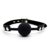 Banoch Ballgag siliconen met verstelbare band Zwart Bal ∅ 4 cm 987101582