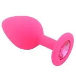 Banoch Buttplug Caribbean Madness Hot Pink Small Siliconen Roze Diamant 987101630 4