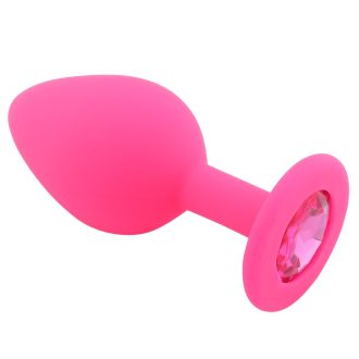 Banoch Buttplug Caribbean Madness Hot Pink Small Siliconen Roze Diamant 987101630 4