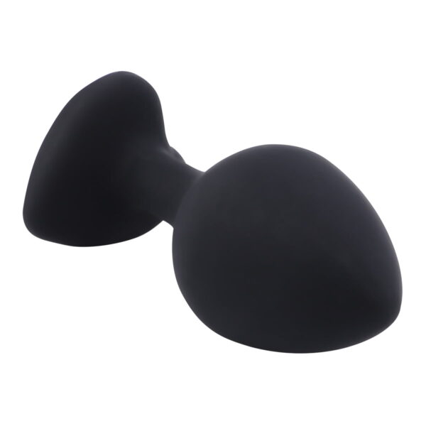 Banoch Buttplug Coeur Noir Rose Medium siliconen Hart Diamant Steen Roze 987101613 6